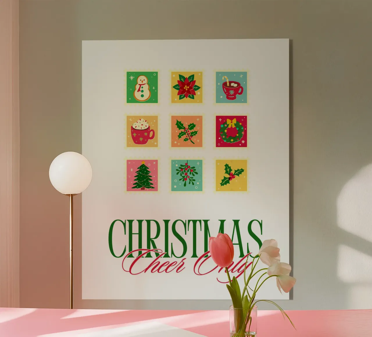 CHEER ONLY plexiglass da Christmas Gift Shop