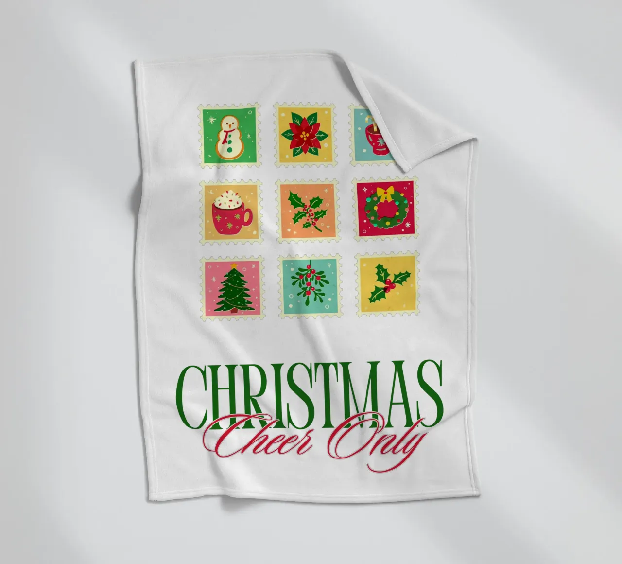 CHEER ONLY coperta in pile da Christmas Gift Shop