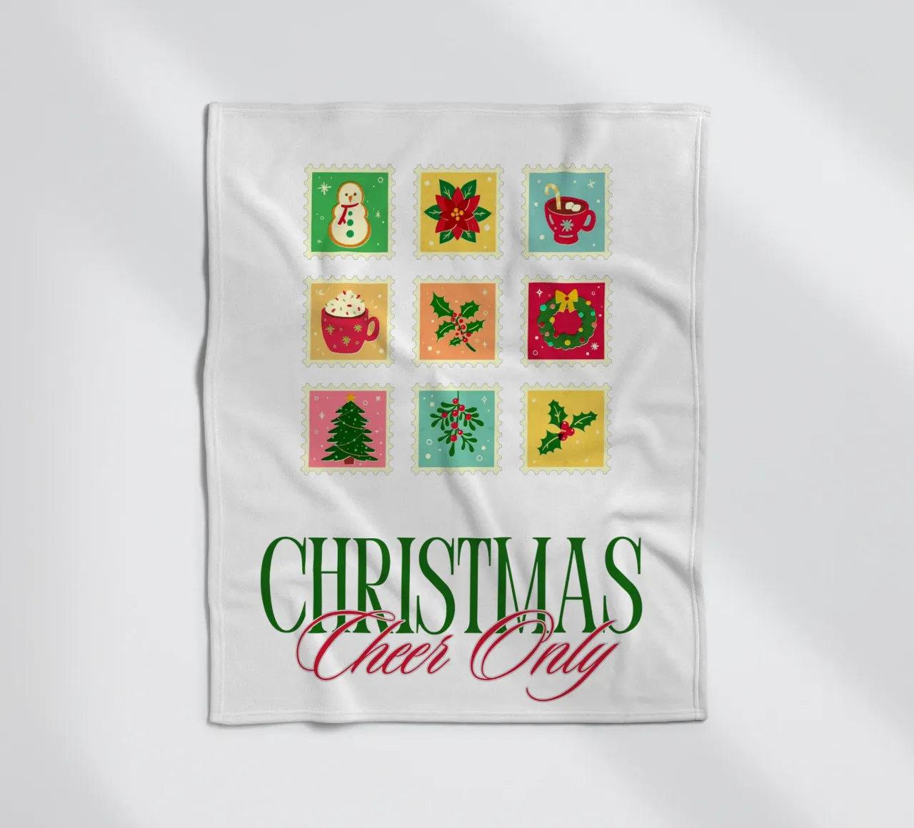 CHEER ONLY coperta in pile da Christmas Gift Shop