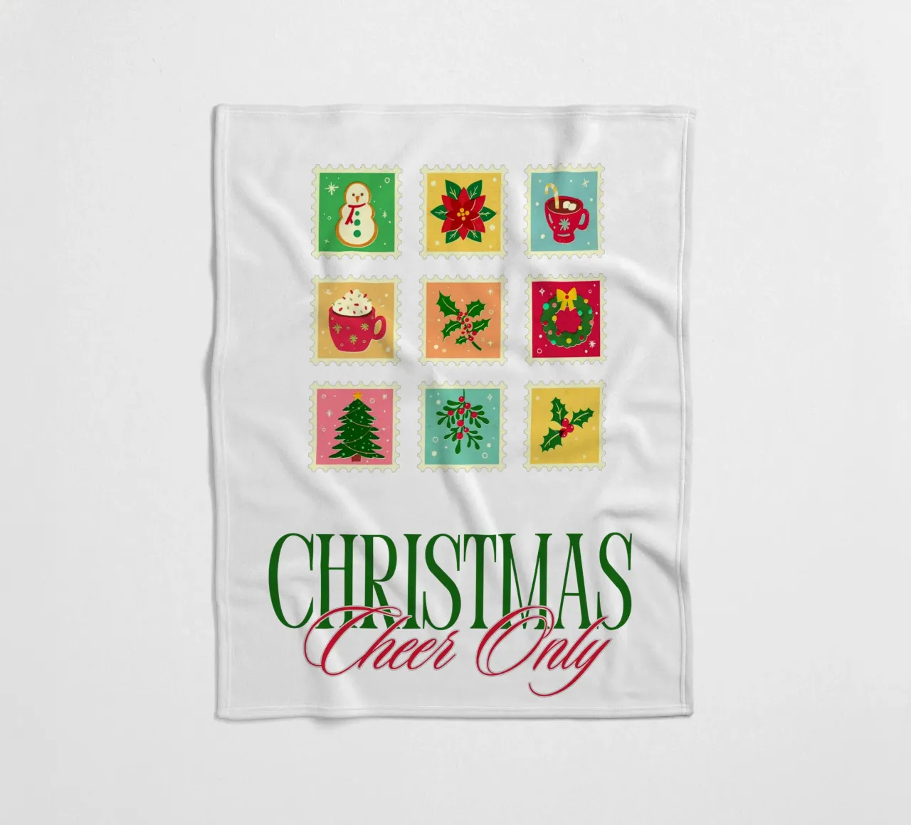 CHEER ONLY coperta in pile da Christmas Gift Shop