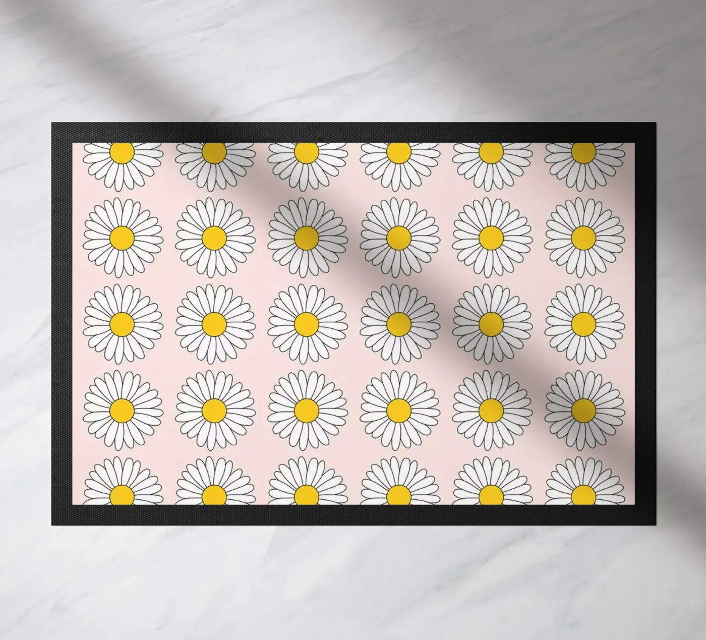 daisy doormat by lookingforsunrays