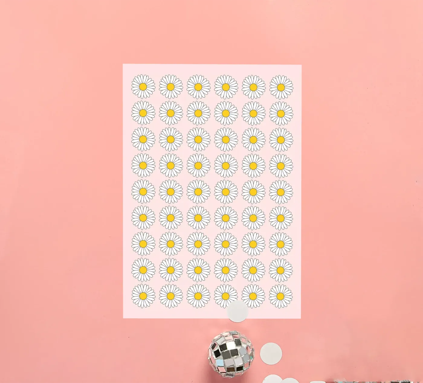 daisy sticker van lookingforsunrays