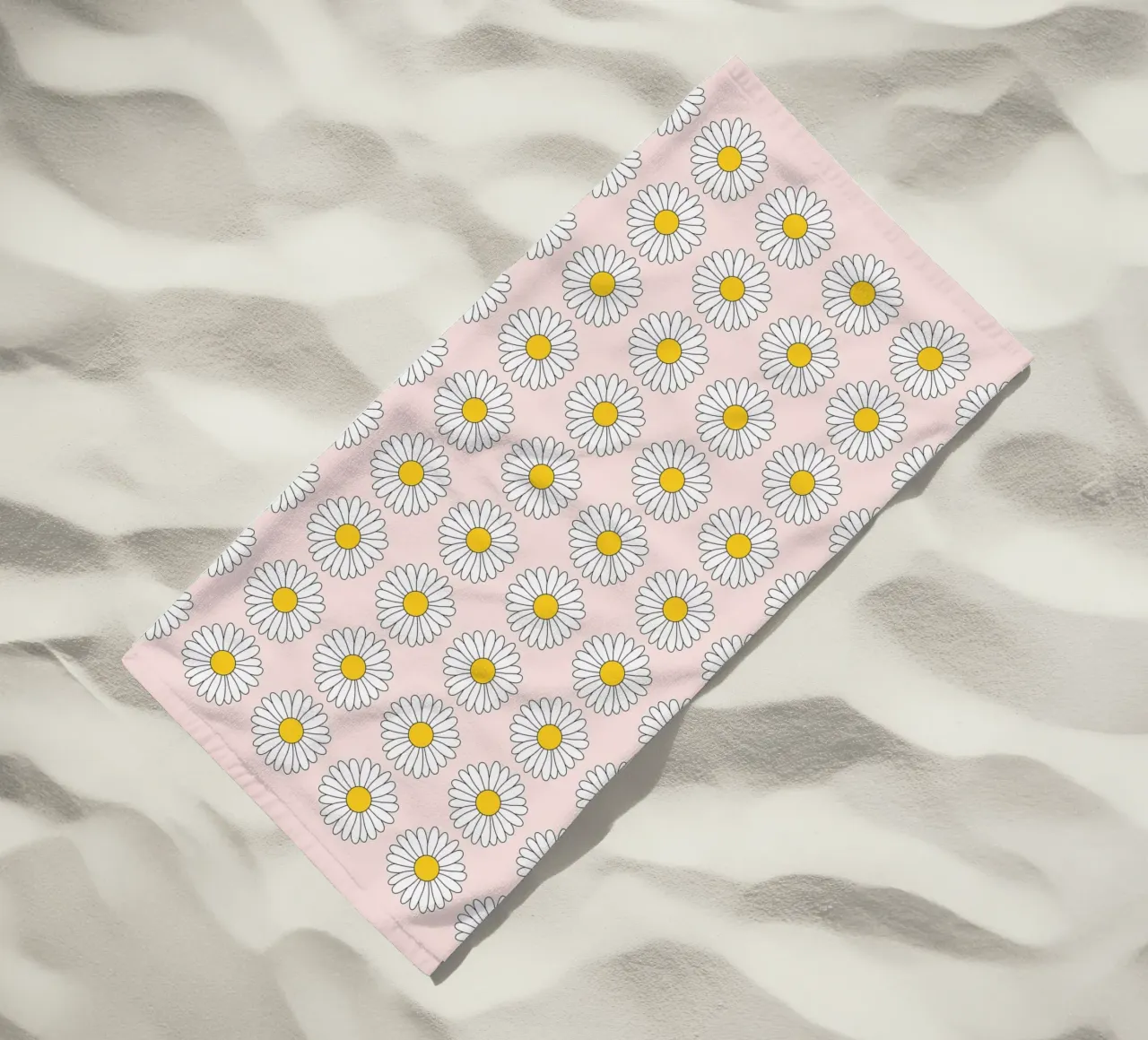 daisy beach towel by lookingforsunrays
