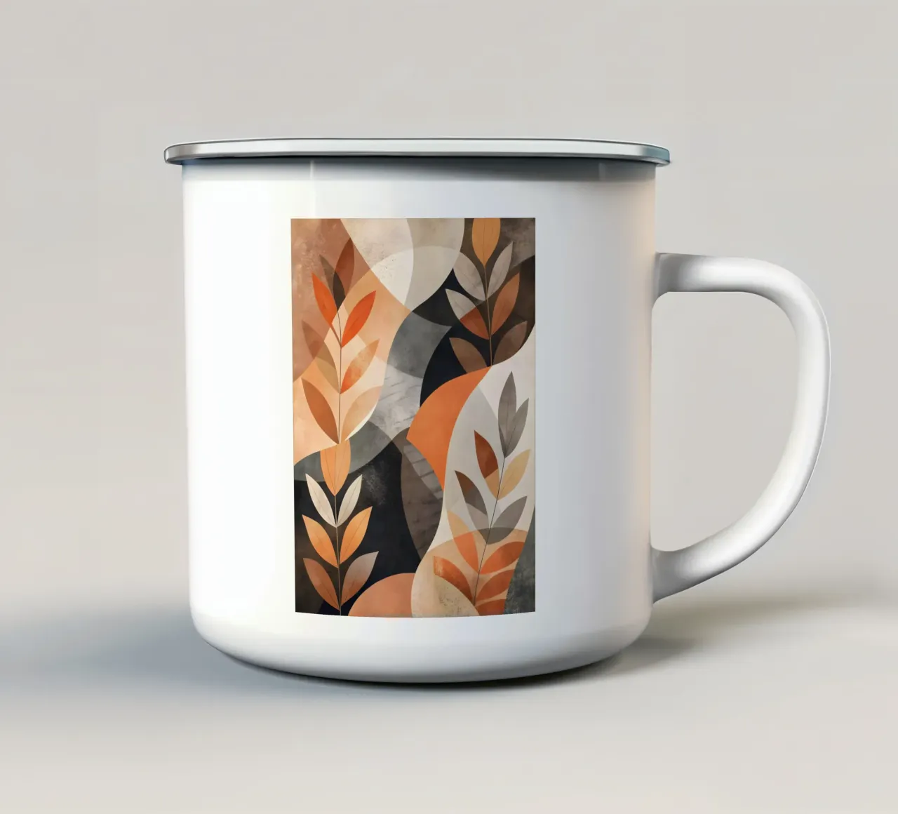 Astratto autunnale tazza in smalto da Artistic-shop