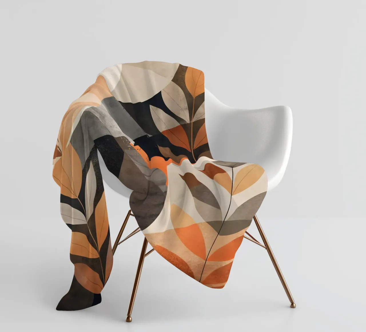 Abstrait automnal plaid polaire de Artistic-shop