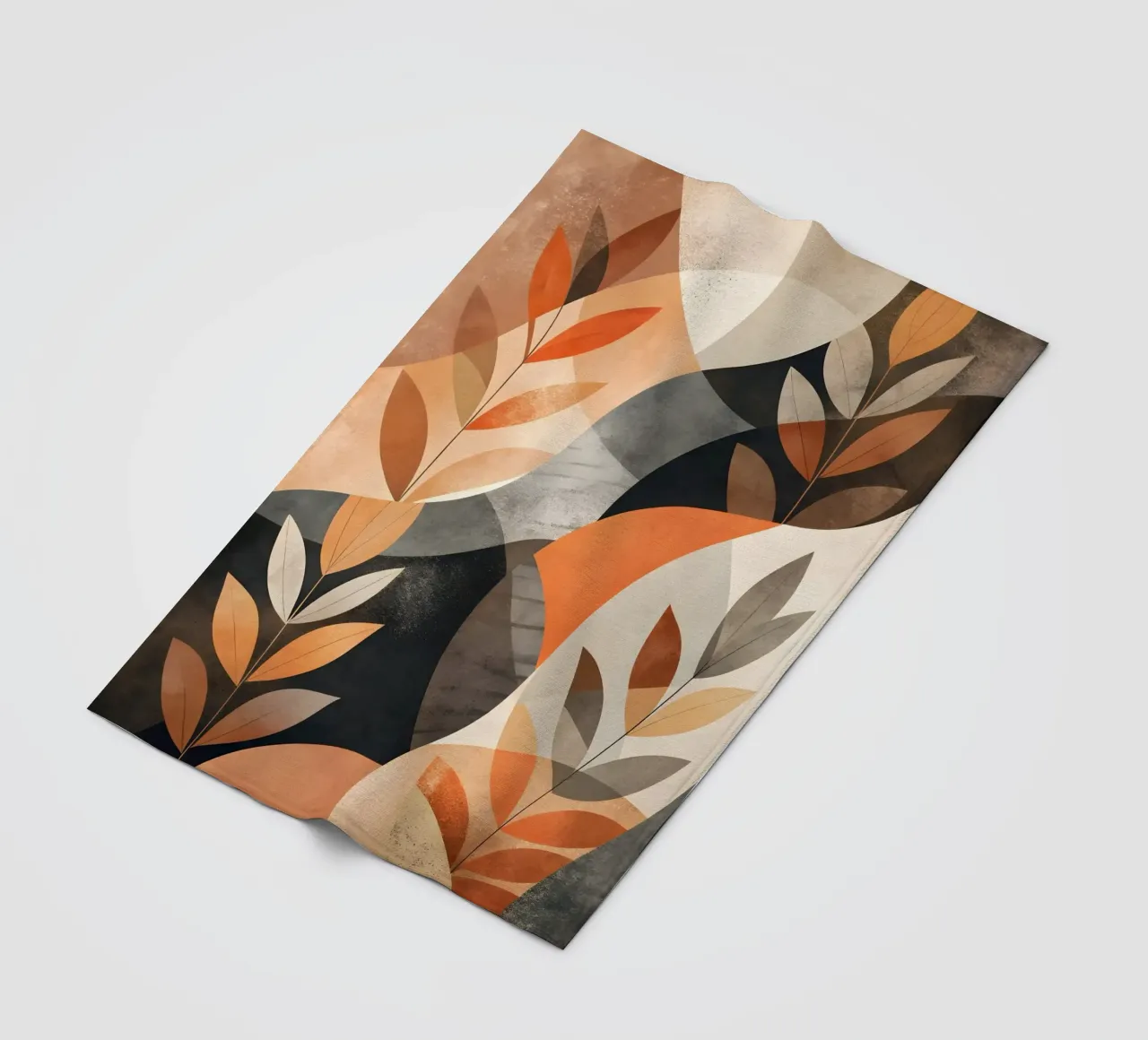 Abstrait automnal plaid polaire de Artistic-shop