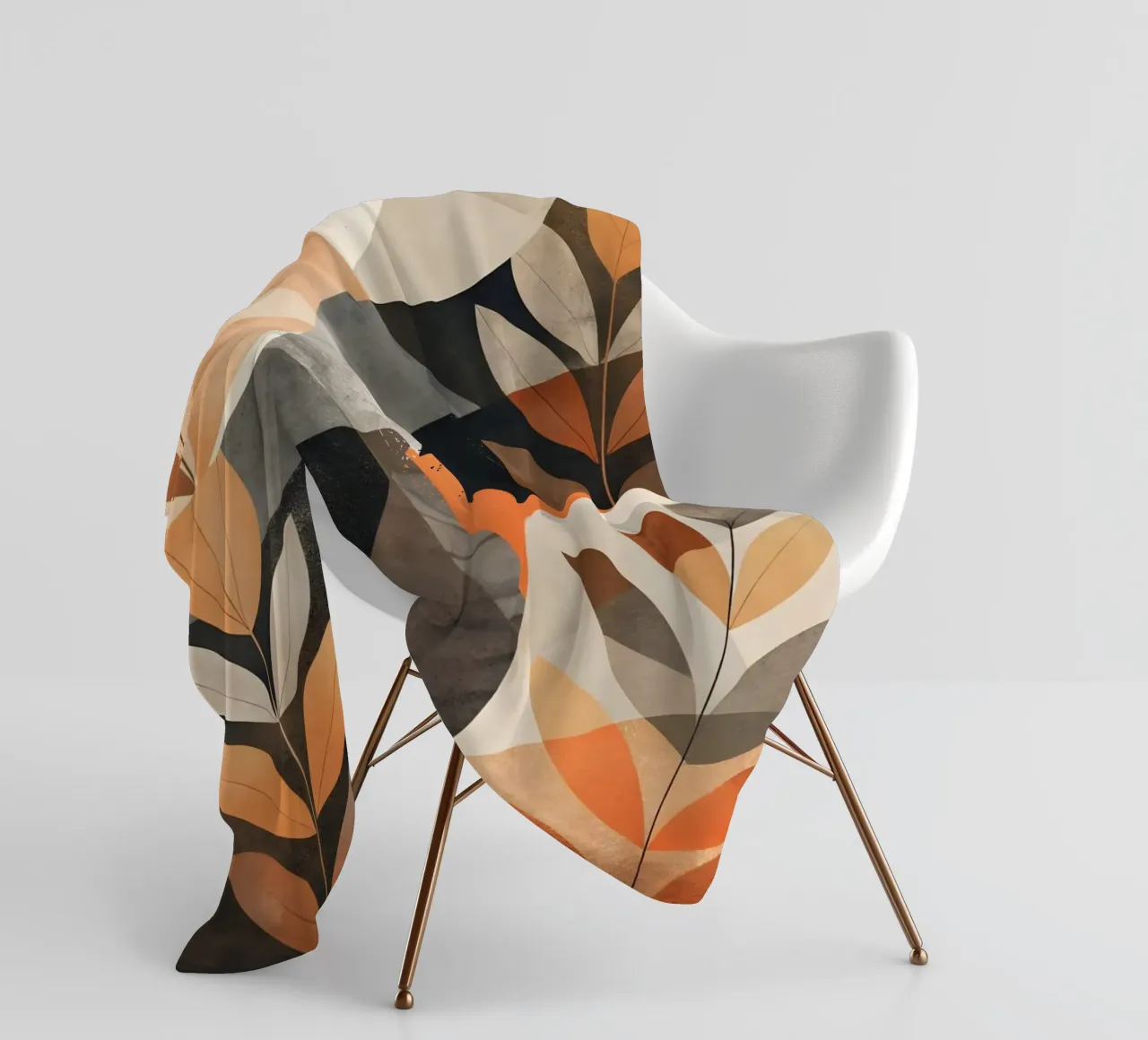Abstrait automnal plaid polaire de Artistic-shop