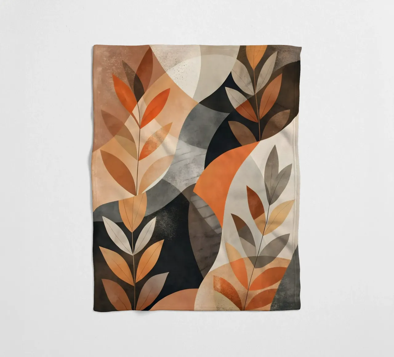 Abstrait automnal plaid polaire de Artistic-shop