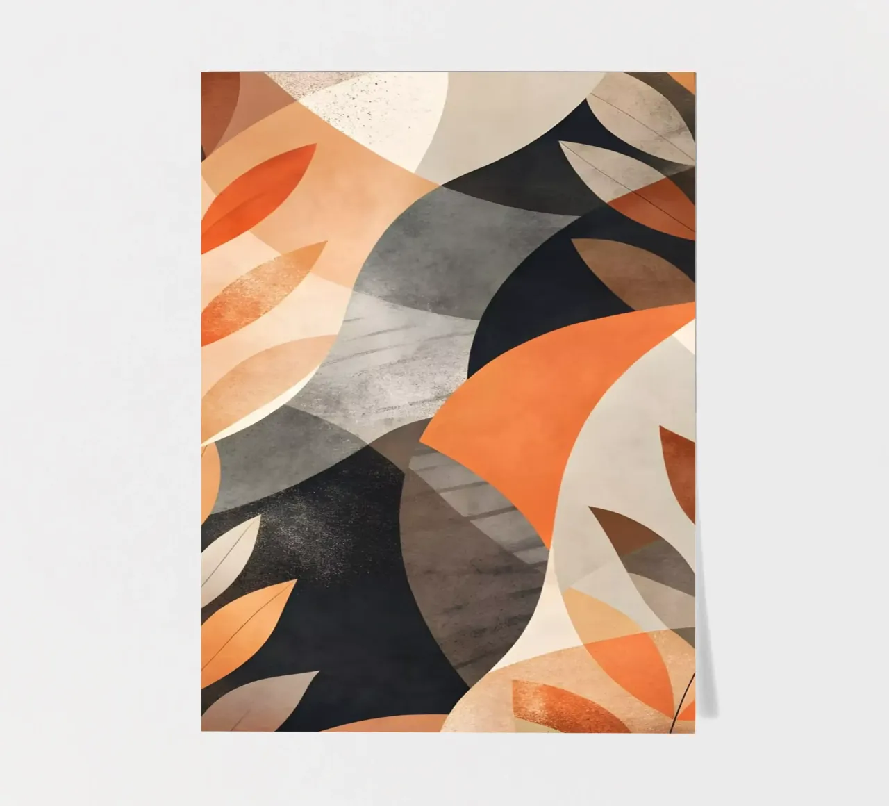 Herbstliche Abstraktion Stickerbogen von Artistic-shop