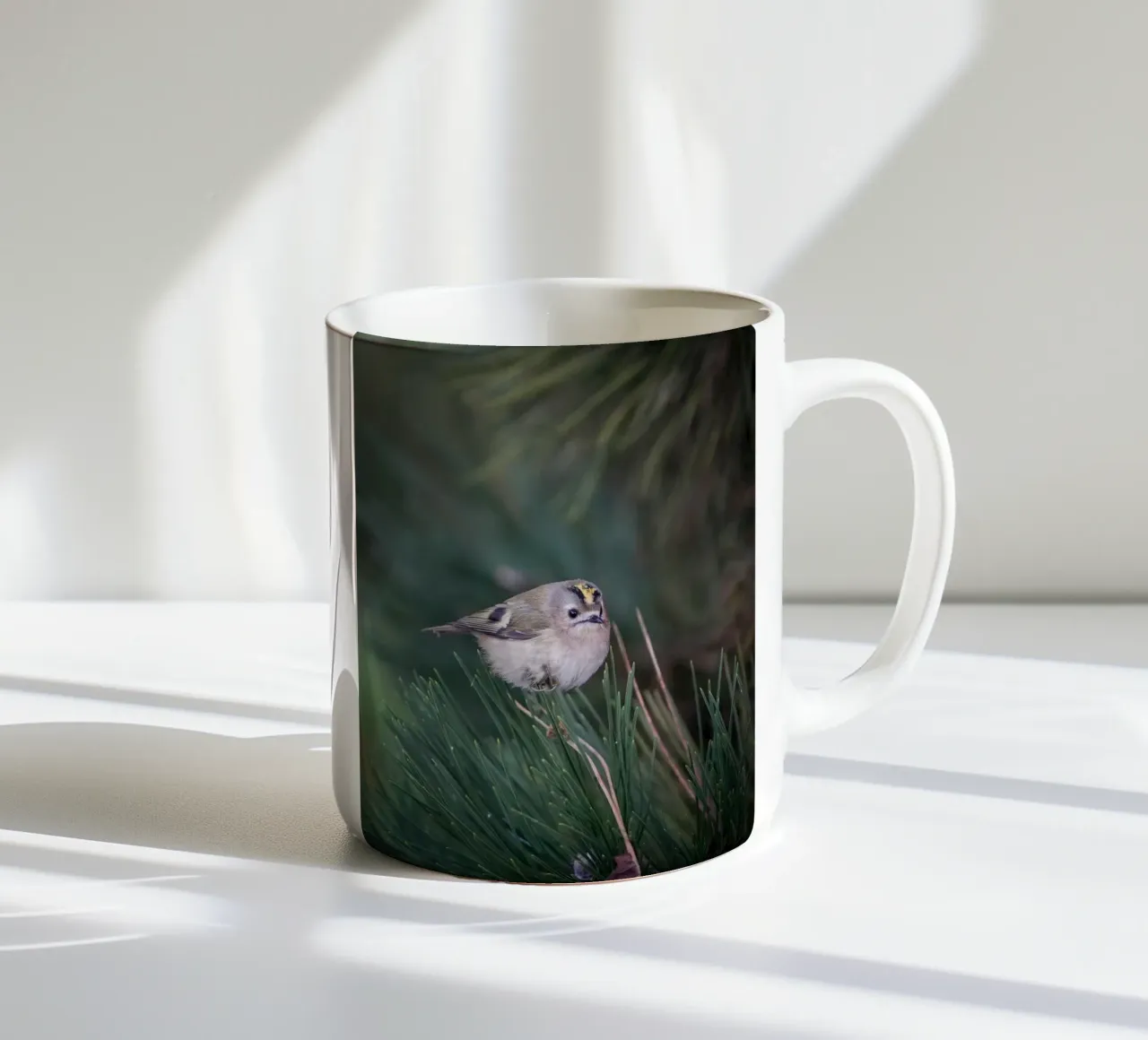 Goldcrest tazza in ceramica da Tom's Wildlife