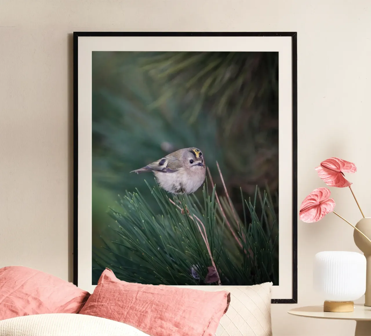 Goldcrest poster da Tom's Wildlife
