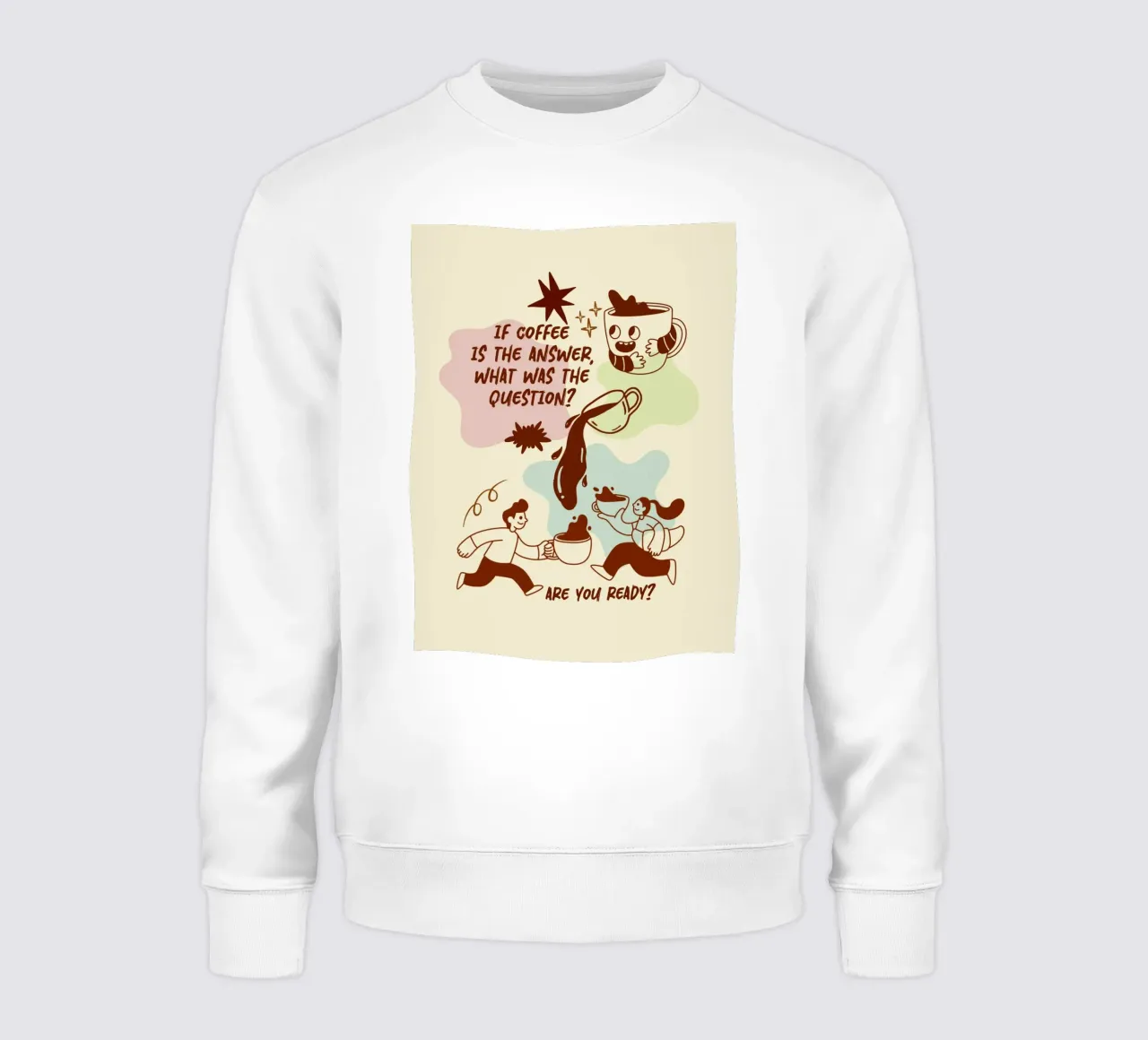 Se il caffè è la risposta felpa da Taika Tori Art