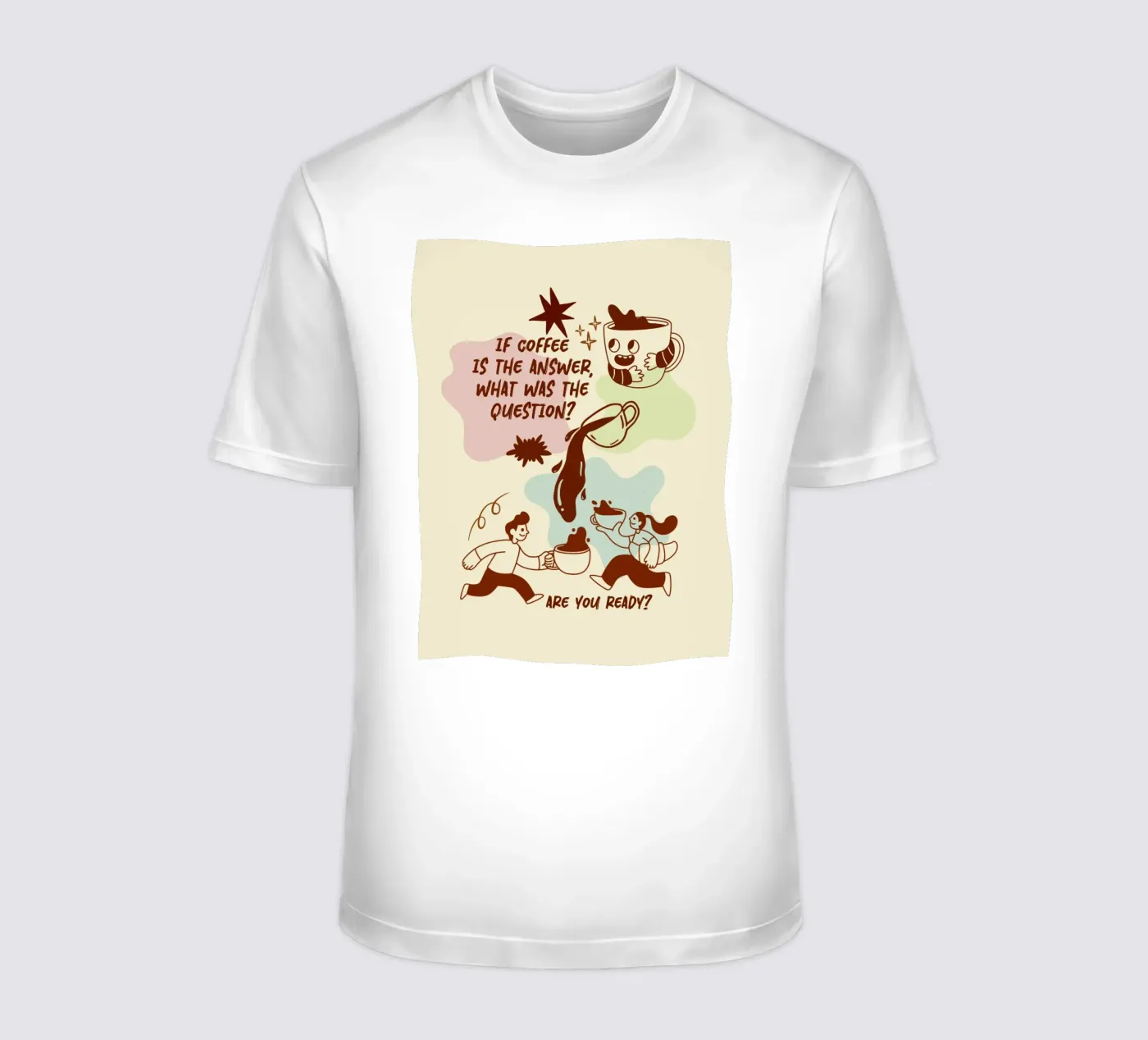 Se il caffè è la risposta t-shirt da Taika Tori Art