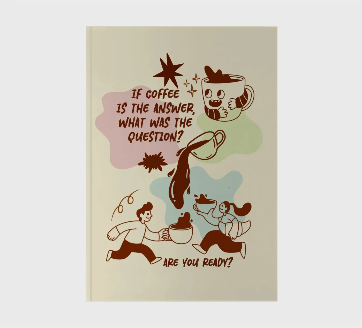 Se il caffè è la risposta quaderno da Taika Tori Art