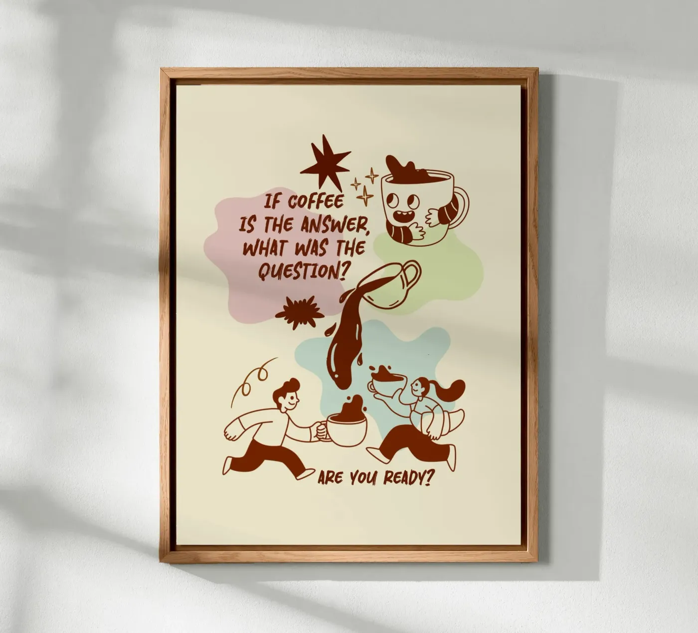 Se il caffè è la risposta alluminio dibond da Taika Tori Art