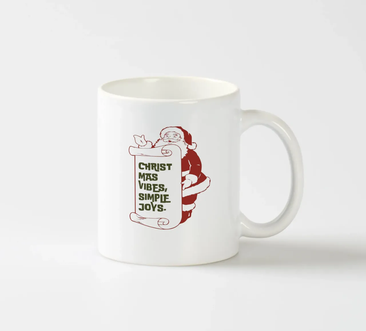 CHRISTMAS VIBES tazza in ceramica da Christmas Gift Shop