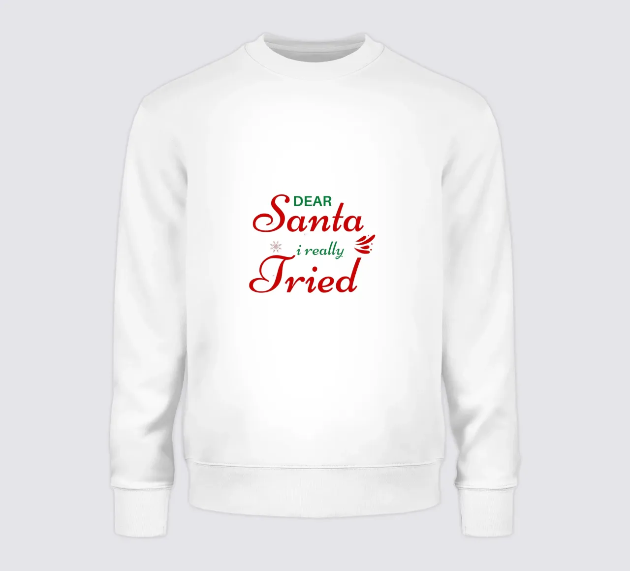 I REALLY TRIED felpa da Christmas Gift Shop