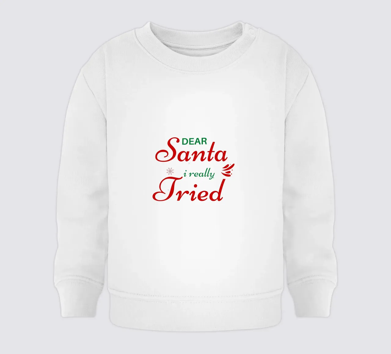 I REALLY TRIED felpa neonato da Christmas Gift Shop