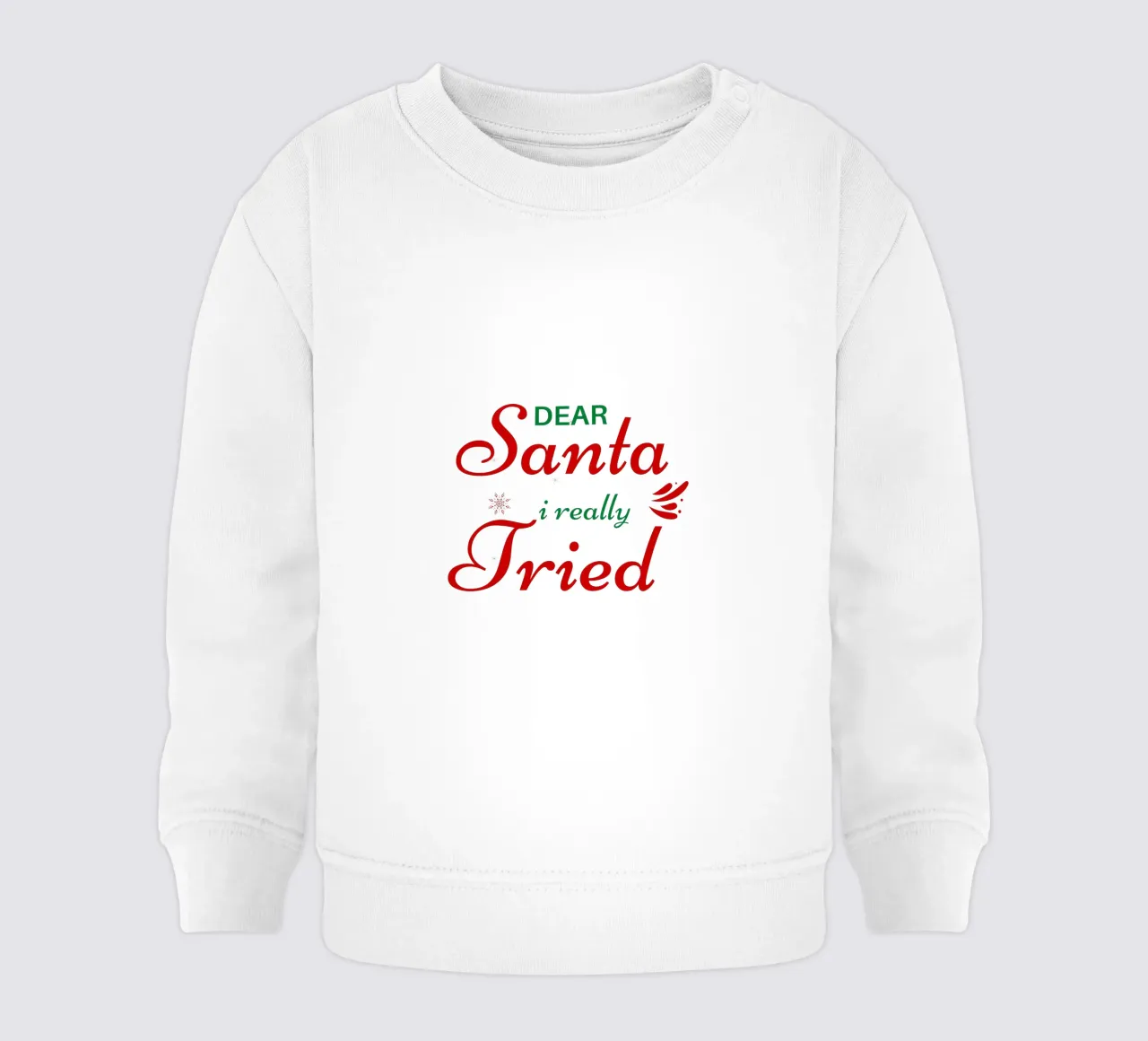 I REALLY TRIED felpa neonato da Christmas Gift Shop