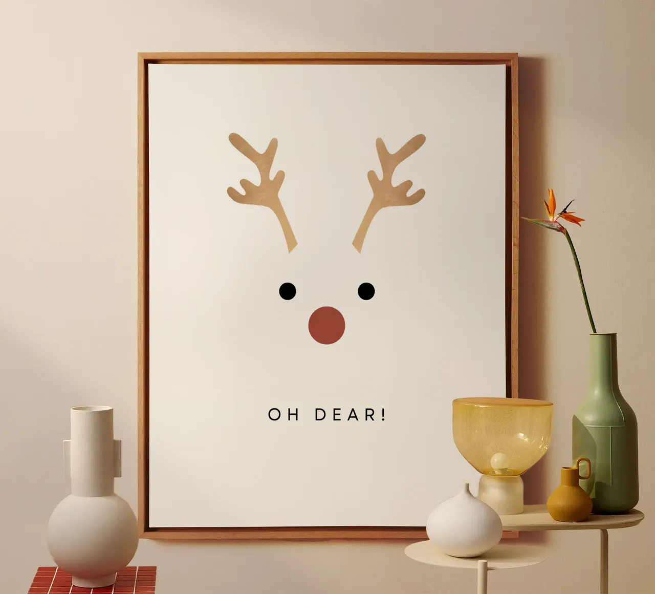 OH DEAR canvas van Christmas Gift Shop