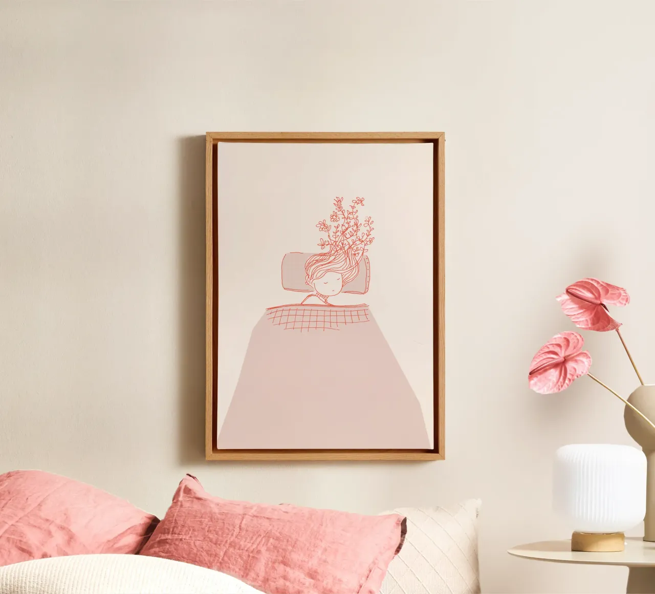 Time to rest canvas by studio stine