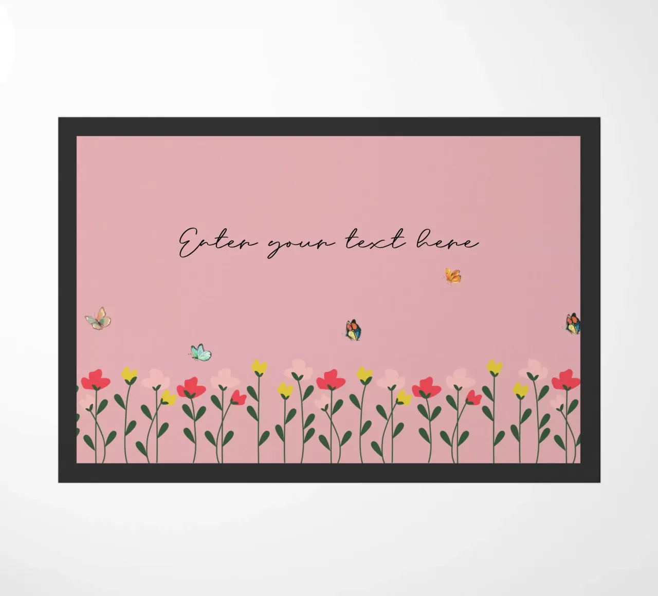 Personalized text and designs doormat by DesignArt