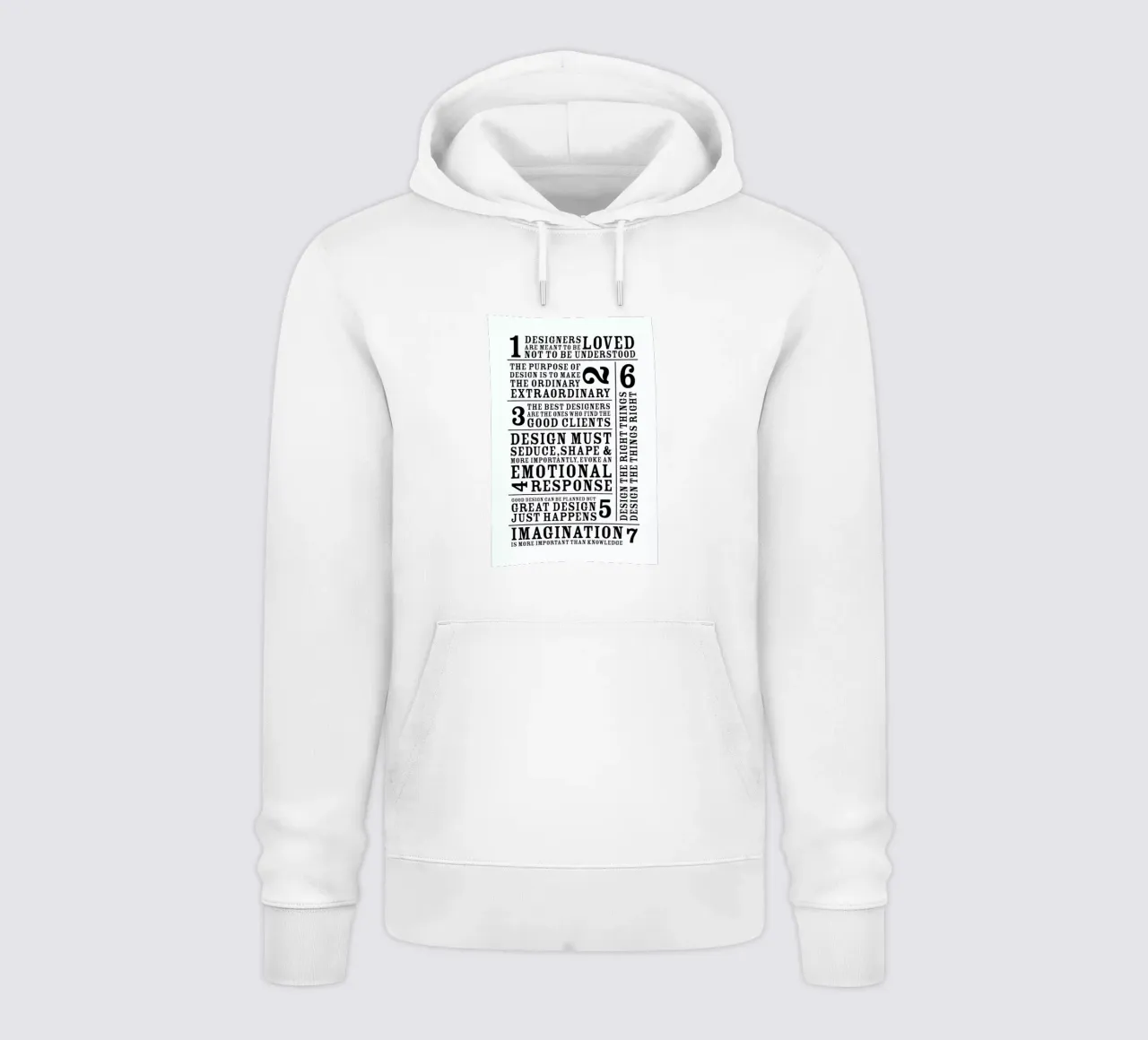 7 Rules felpa con cappuccio da Mr Cup