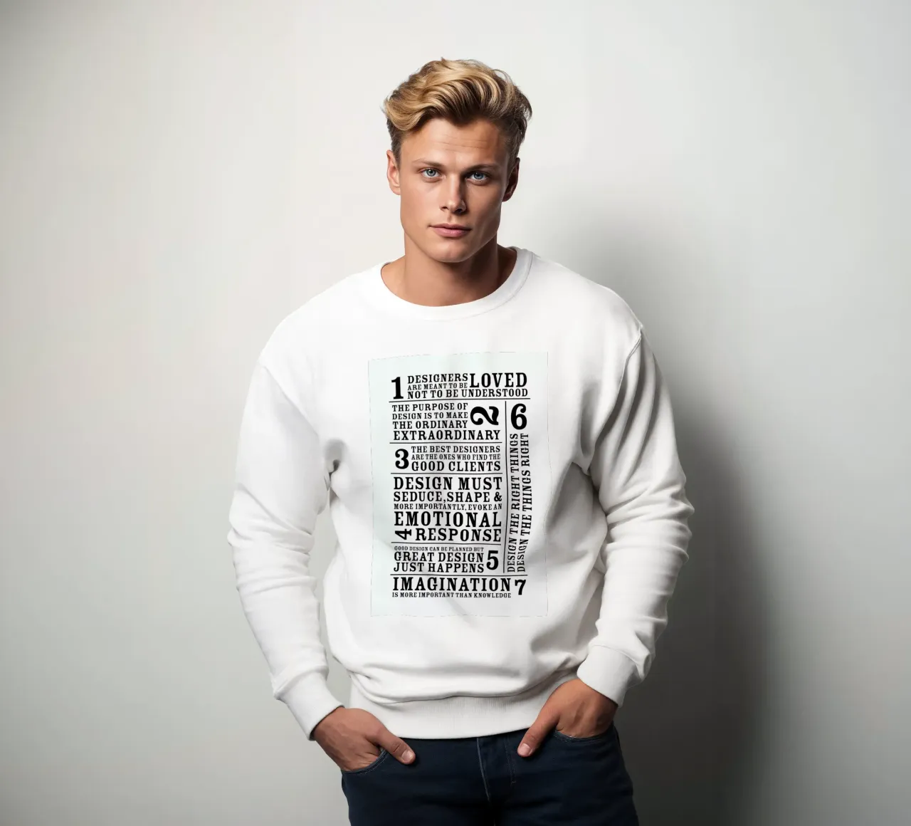 7 Rules Sweatshirt von Mr Cup