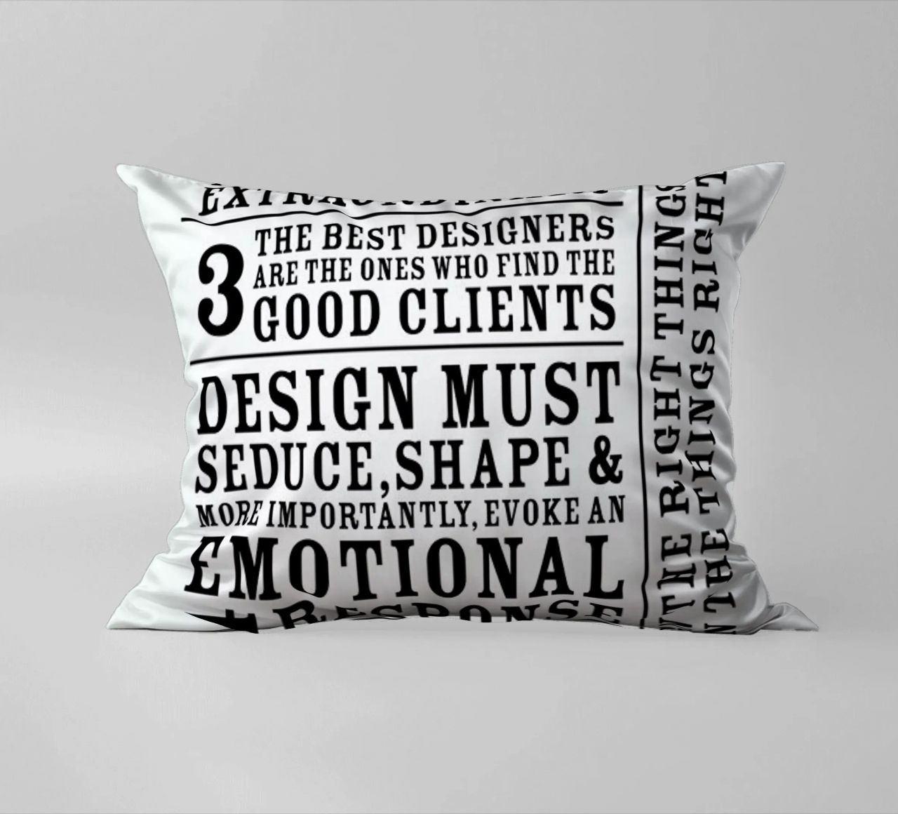 7 Rules cuscino da Mr Cup