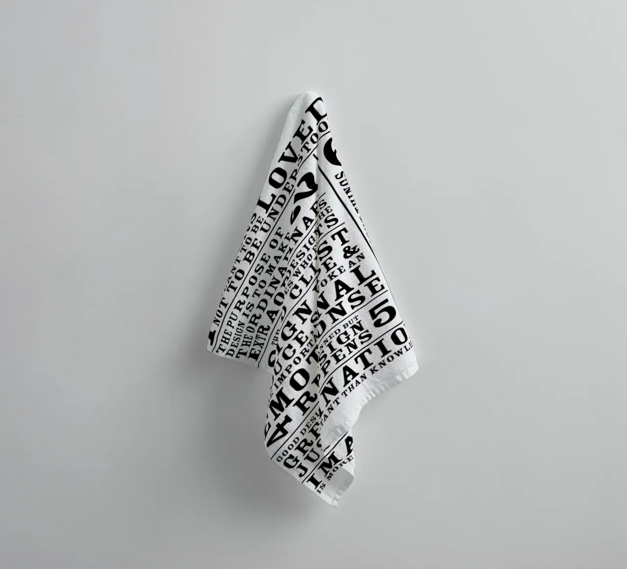 7 Rules badhanddoek van Mr Cup