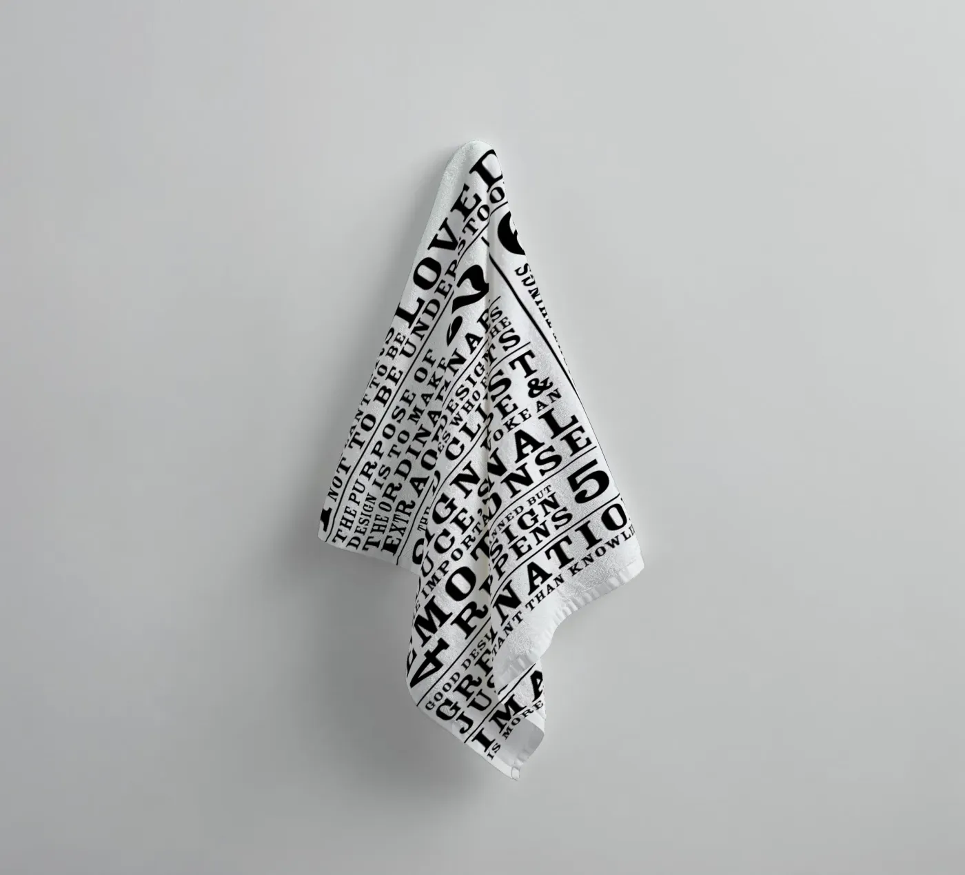 7 Rules asciugamano da bagno da Mr Cup