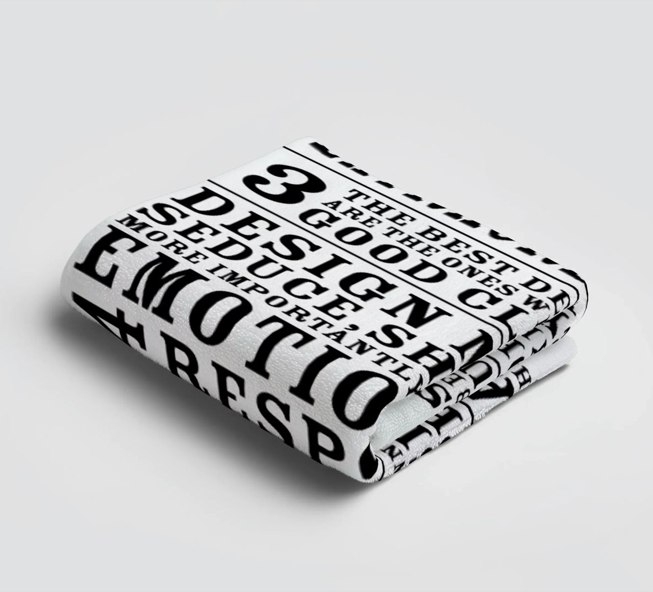 7 Rules serviette de bain de Mr Cup