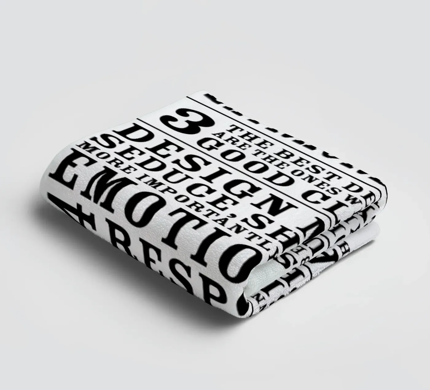 7 Rules asciugamano da bagno da Mr Cup