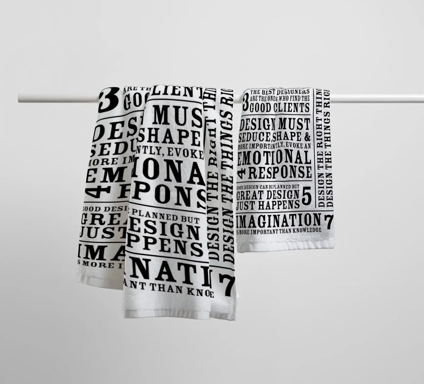 7 Rules towel by Mr Cup