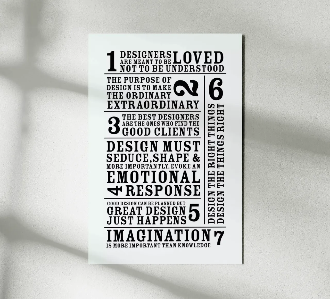 7 Rules forex plate by Mr Cup