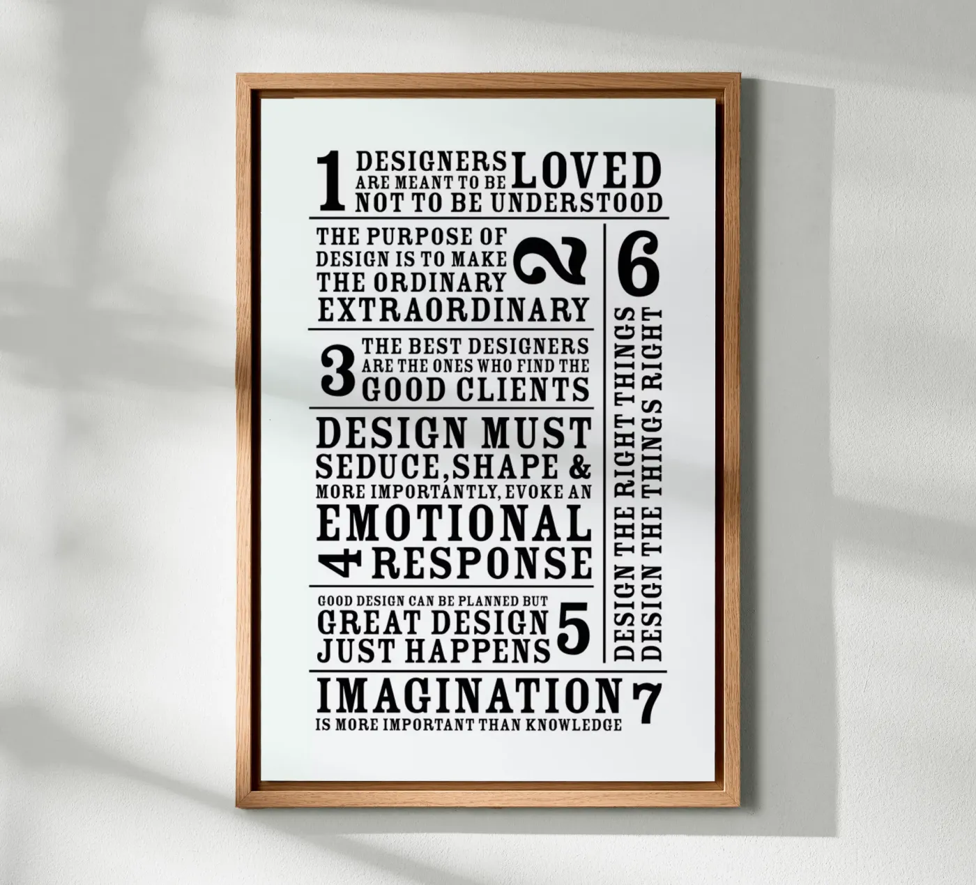 7 Rules tela da Mr Cup