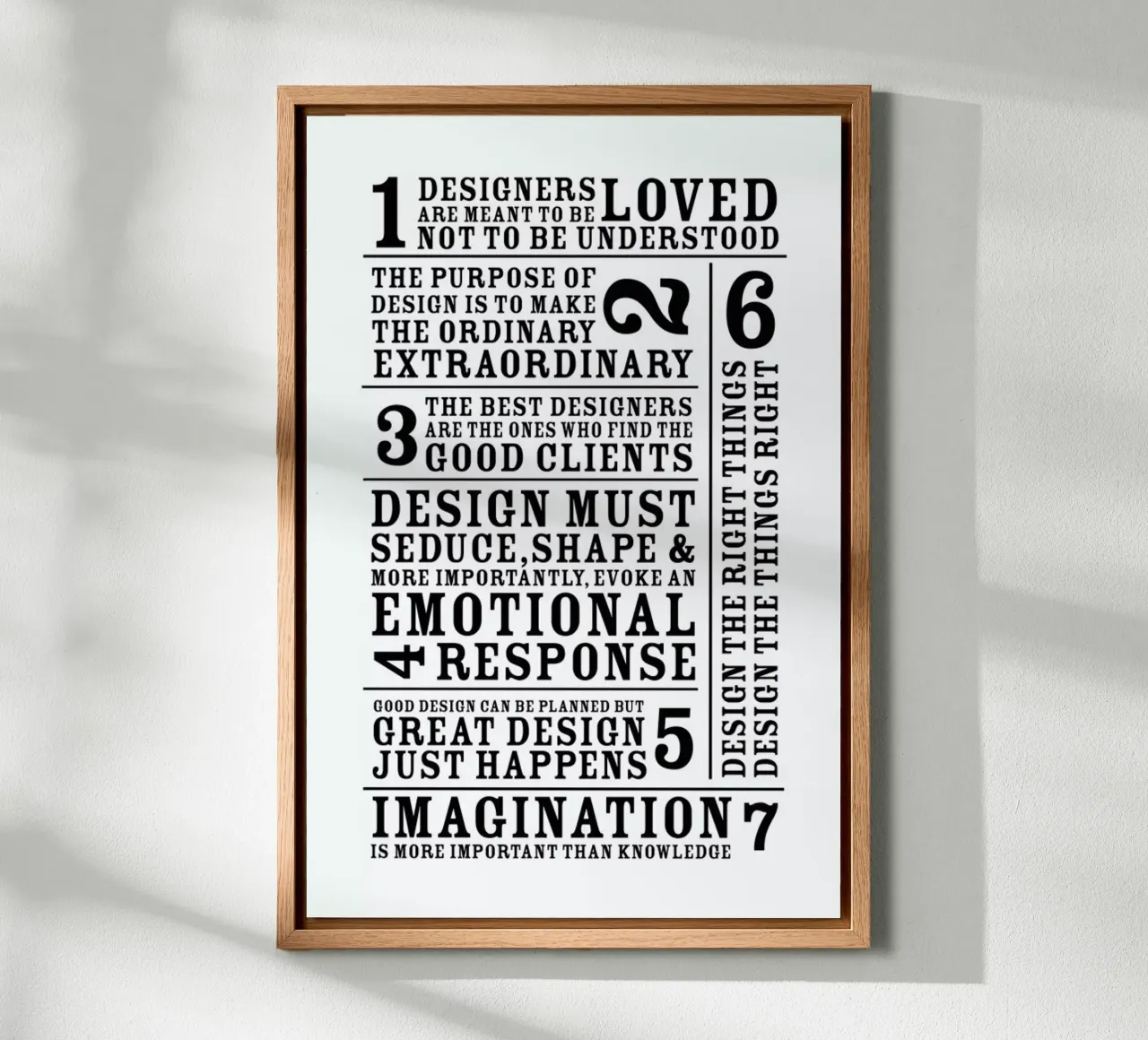 7 Rules tela da Mr Cup