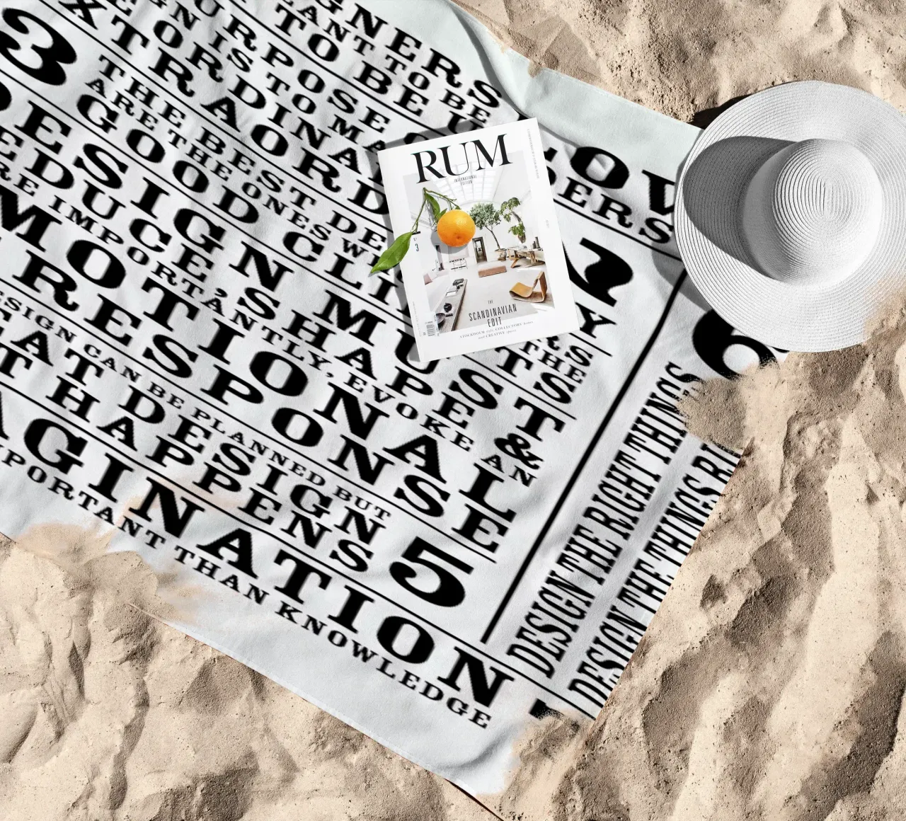 7 Rules toalla de playa de Mr Cup