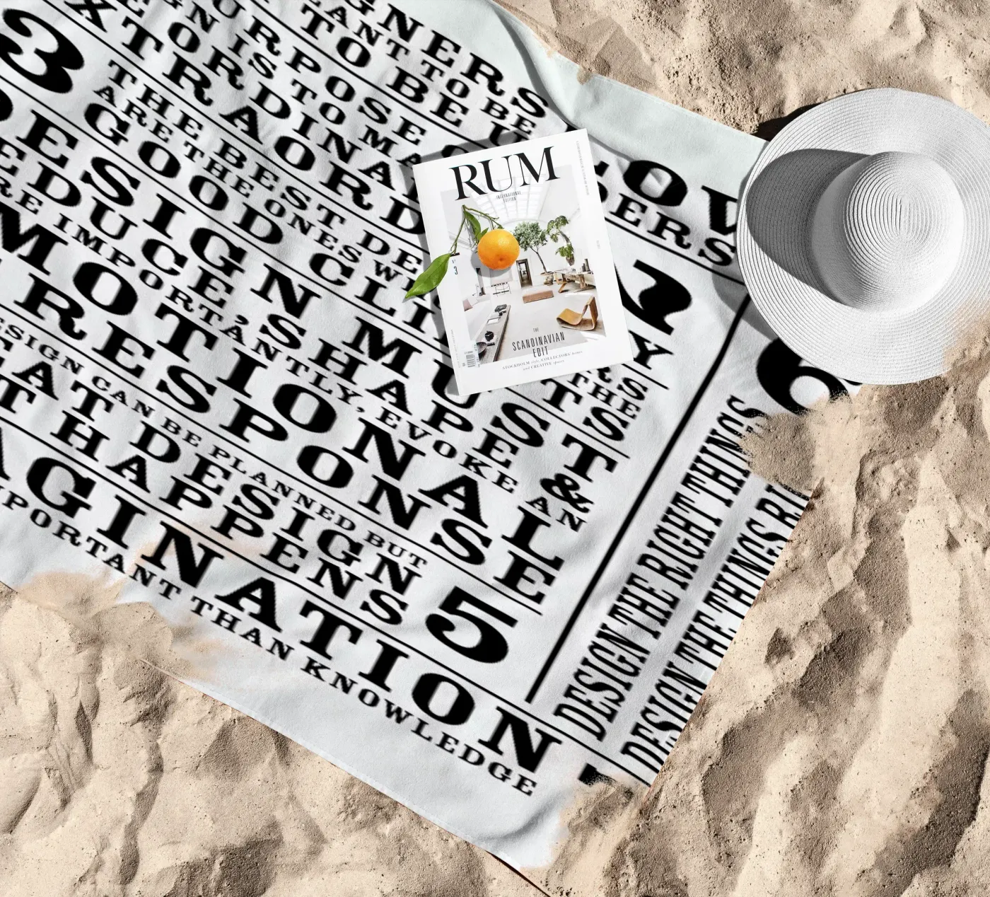7 Rules strandhanddoek van Mr Cup