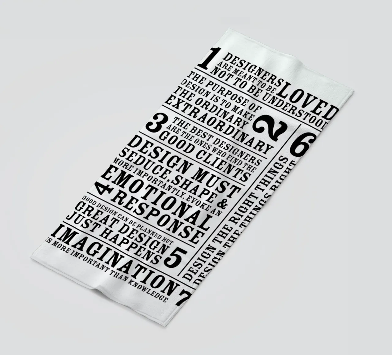 7 Rules telo mare da Mr Cup