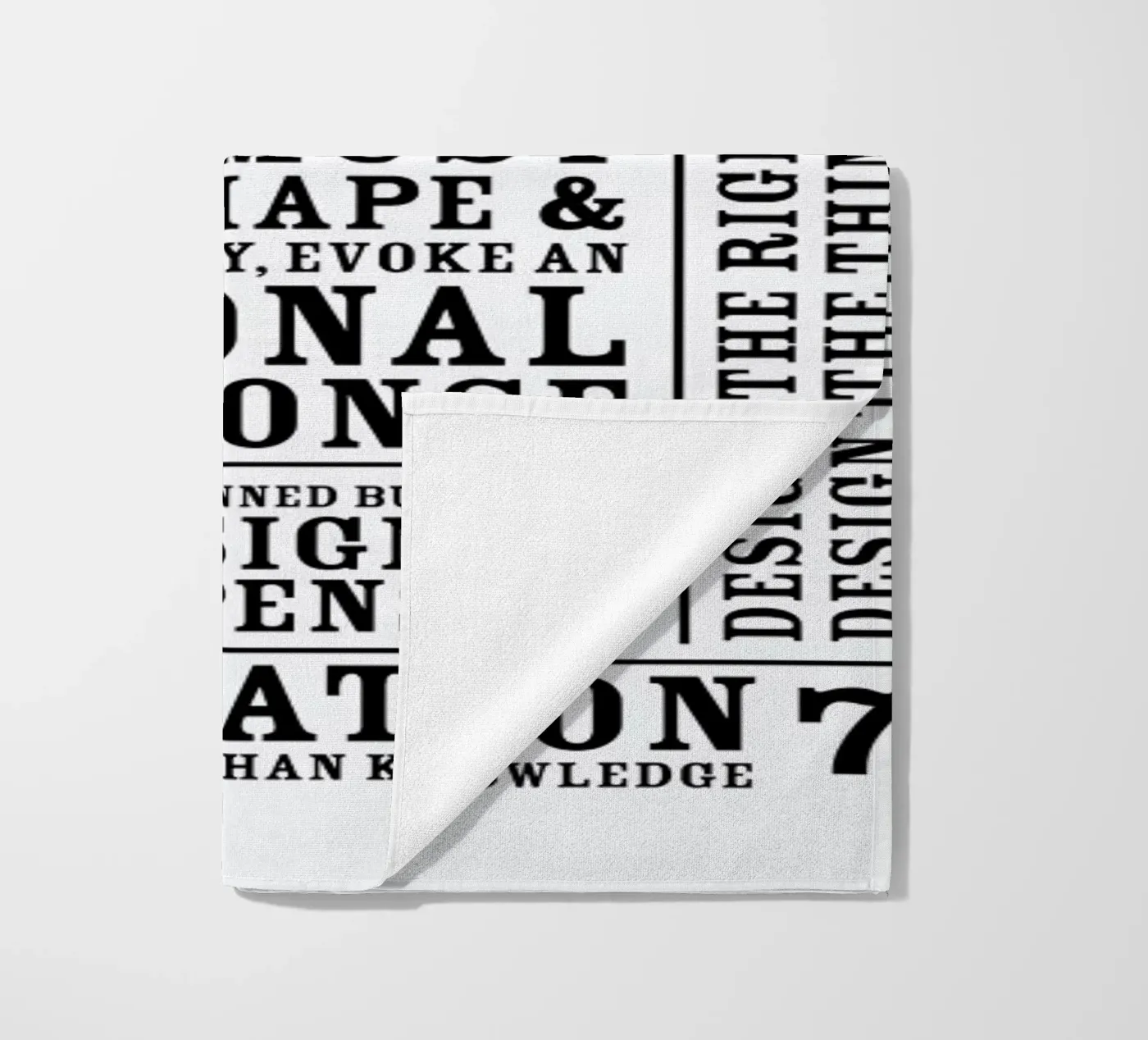 7 Rules strandhanddoek van Mr Cup