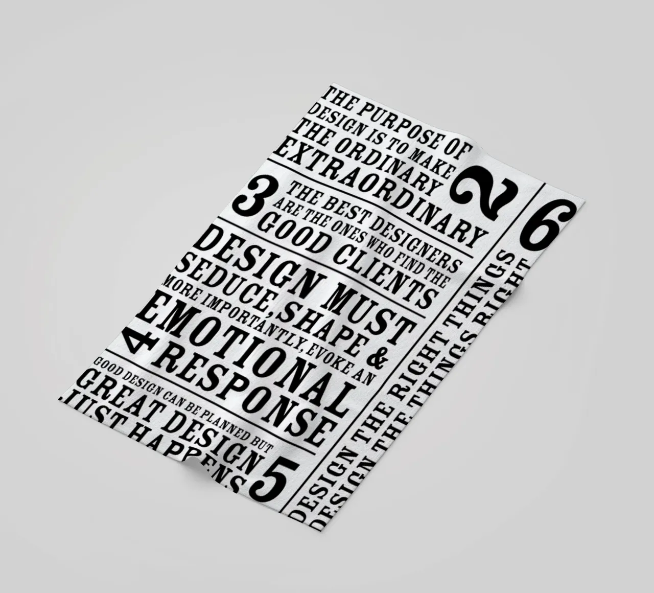 7 Rules telo mare da Mr Cup