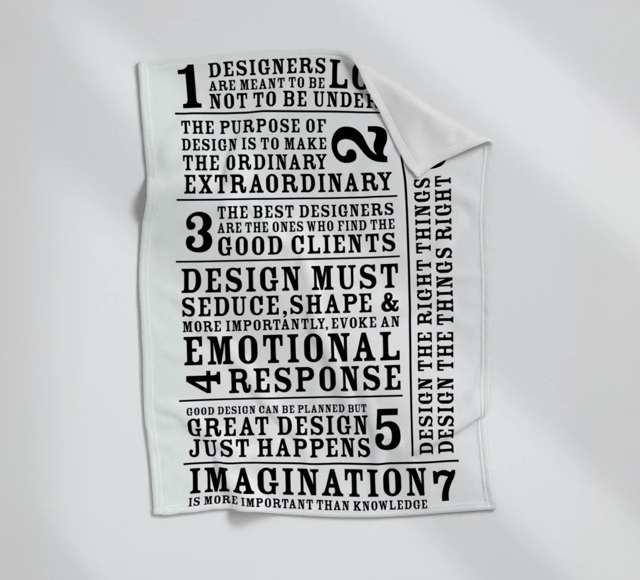 7 Rules Fleecedecke von Mr Cup