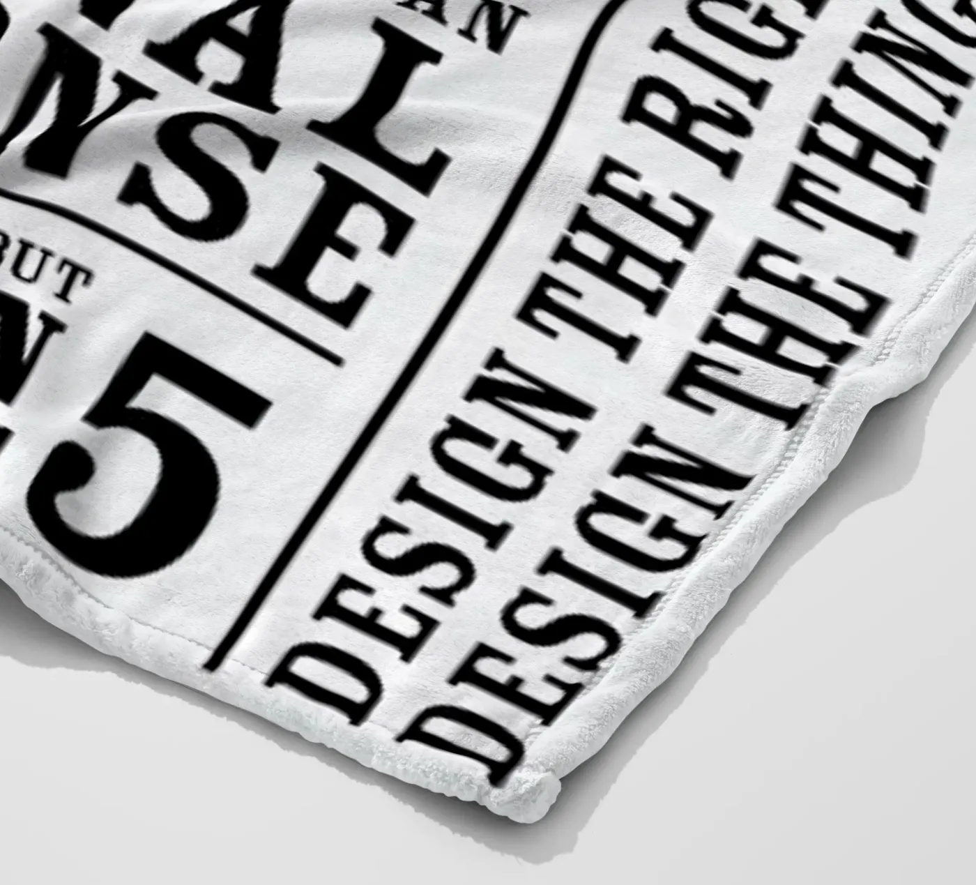 7 Rules Fleecedecke von Mr Cup