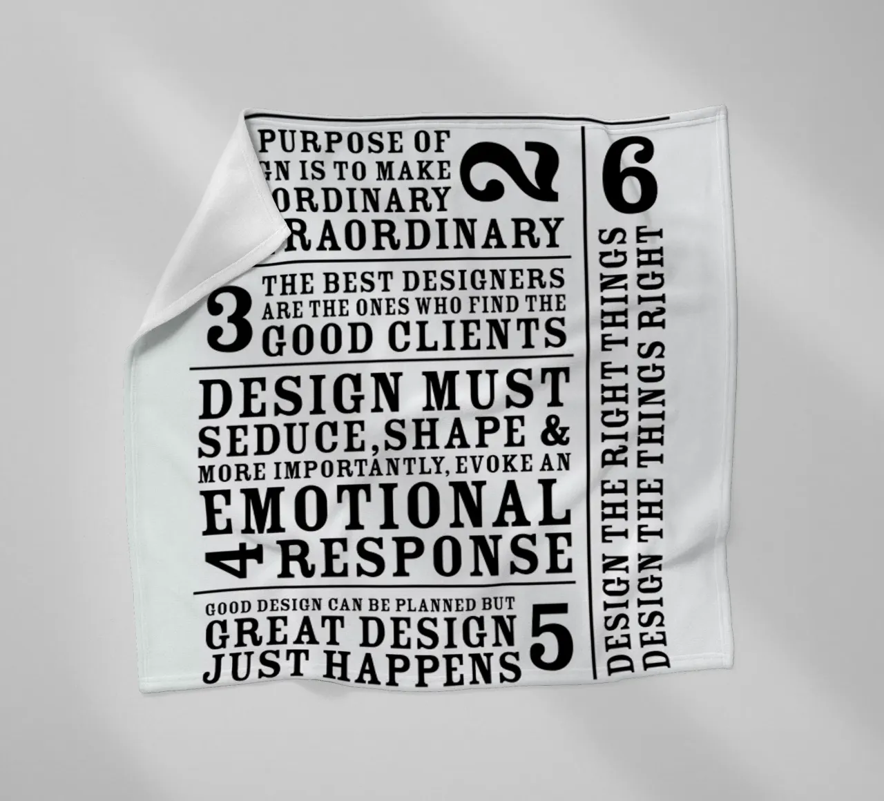 7 Rules Fleecedecke von Mr Cup