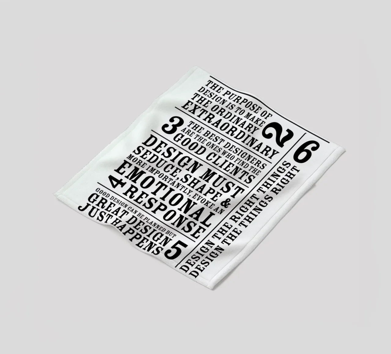 7 Rules Fleecedecke von Mr Cup