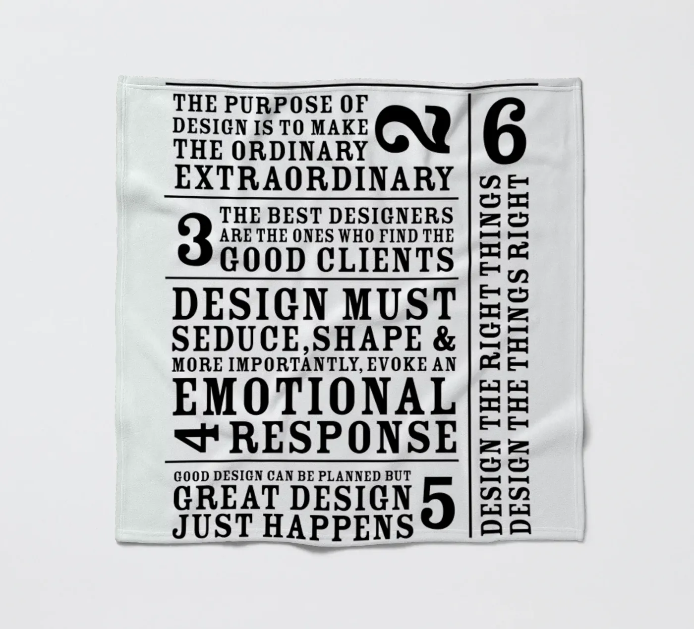 7 Rules Fleecedecke von Mr Cup