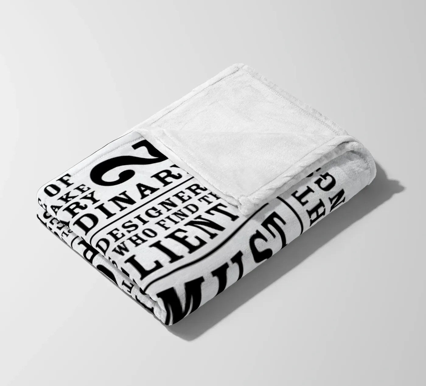 7 Rules fleece blanket by Mr Cup