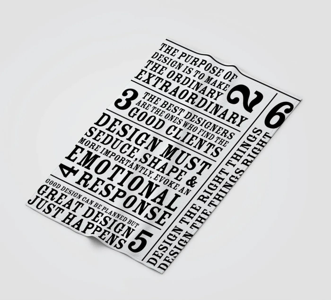 7 Rules Fleecedecke von Mr Cup