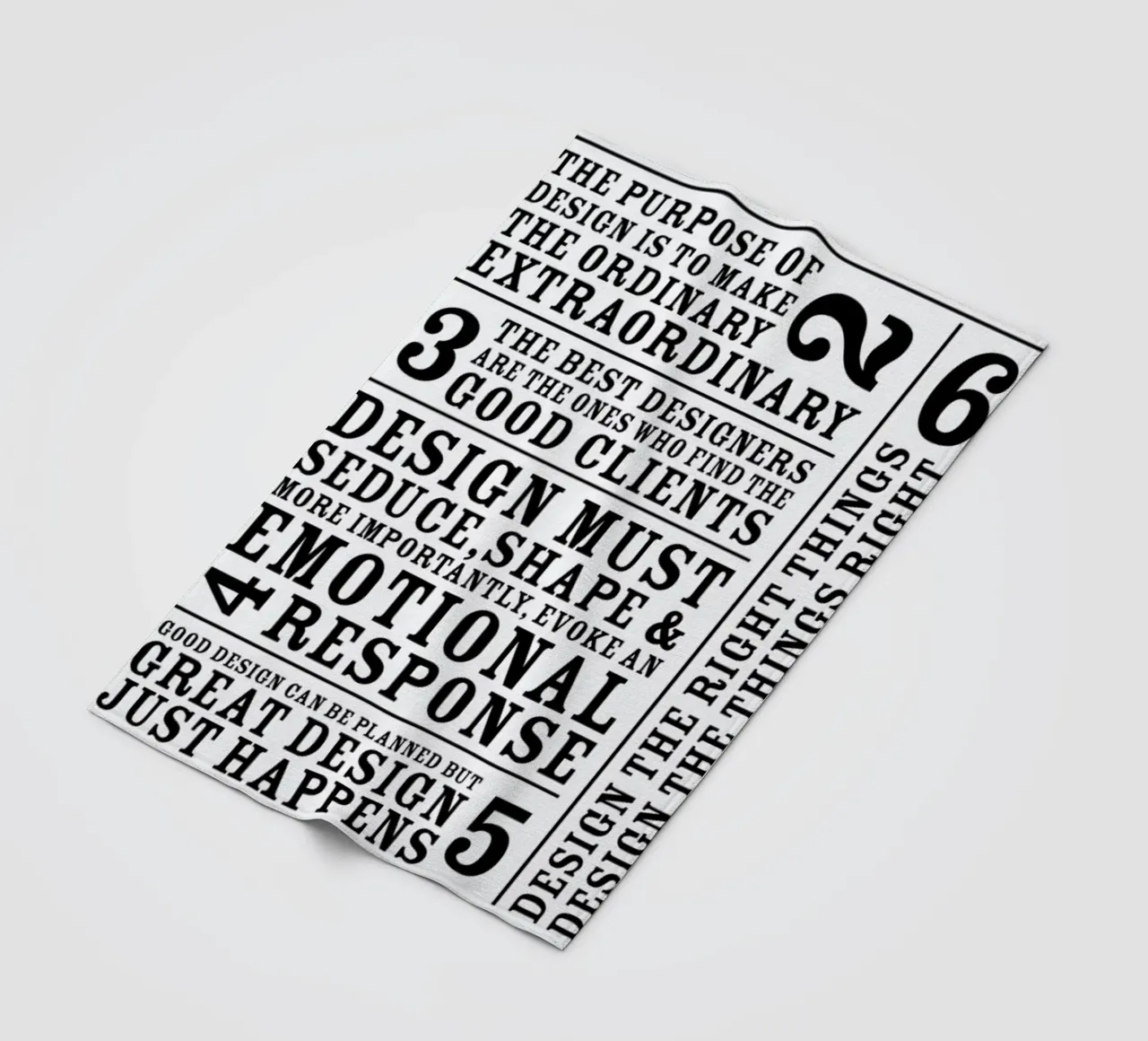 7 Rules Fleecedecke von Mr Cup